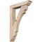 Ekena Millwork Olympic Traditional Smooth Bracket w/ Offset Brace, Douglas Fir, 5 1/2"W x 26"D x 38"H BKT0604X26X38OLY01SDF - alternate 1